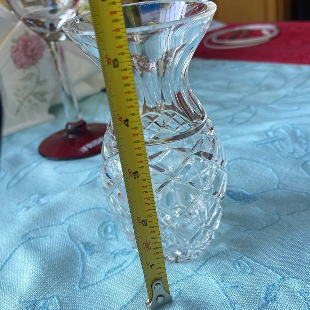 Signed VINTAGE WATERFORD CRYSTAL VASE 5 1/2